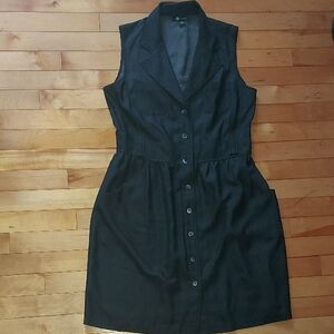 AB Studio | Denim Print Sleeveless Dress- Size10